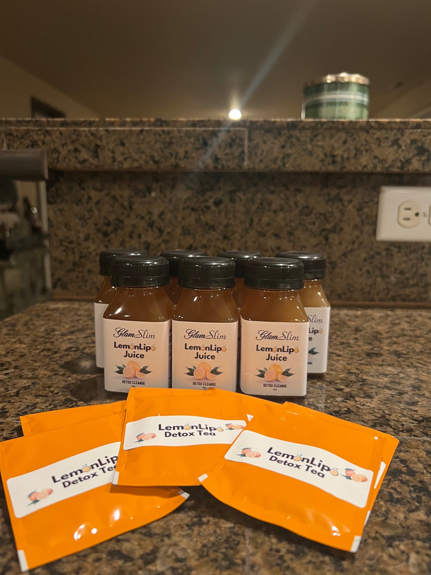 7 Lemon Lipo Juice, 7 Lemon Detox Tea 2-3 Day Free Shipping