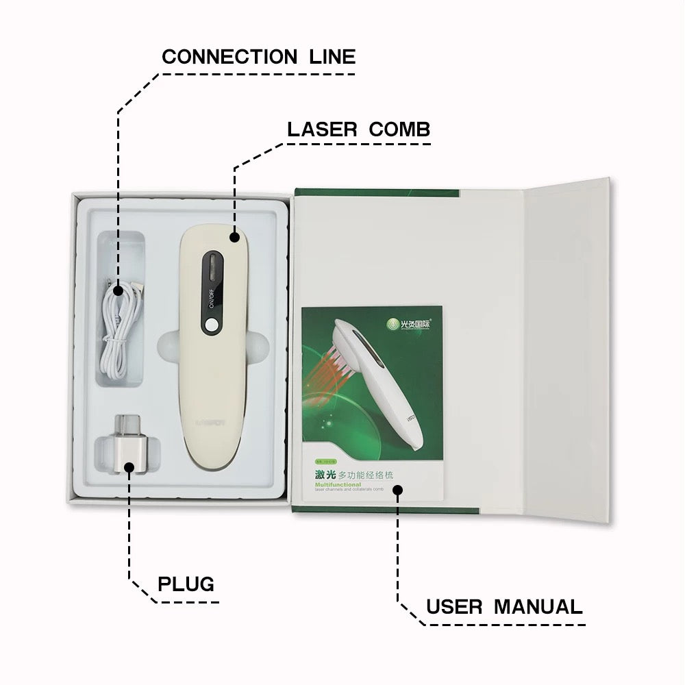 LED Hair Rejuvenation Comb