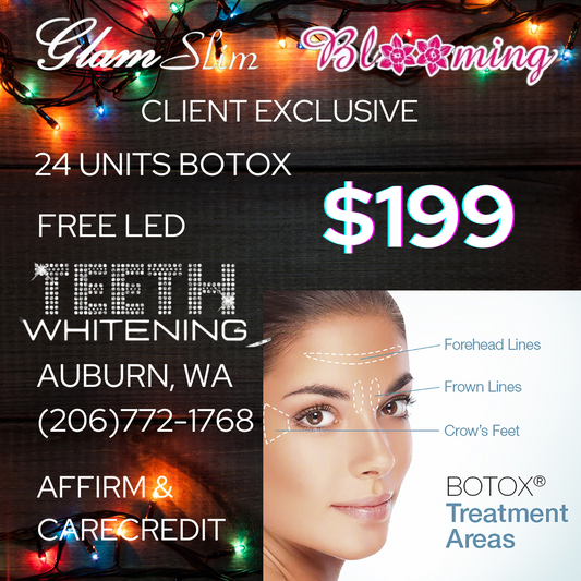 24 unit of Botox and Teeth Whitening