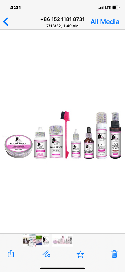 GlamHair Products Sample Kit